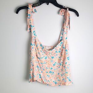 BP Floral Bustier Tank Top Size Medium
